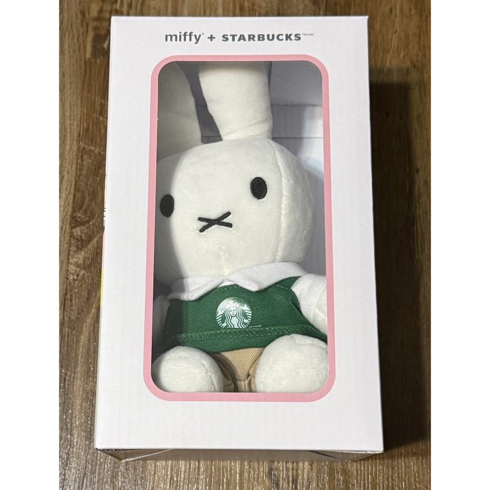 Starbucks Sanrio Miffy Plush Doll in box 2026 USA EARLY RELEASE IN HAND ~ NEW